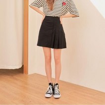 반에이크오 반에이크오 하프 플리츠 스커트_XOB04SKME03Z