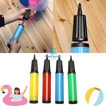 휴대용 에어 손펌프 휴대용 튜브 공기주입기, 랜덤