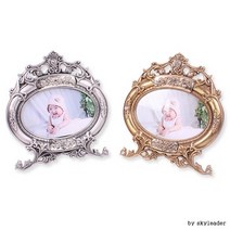 FKC739593J-왕관 타원액자(주석)램덤발송