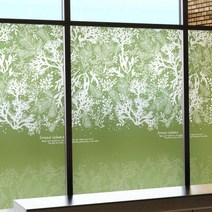 고급칼라안개시트_리프디자인(올리브그린)_90x120cm, 단품