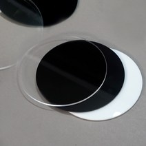 원형 아크릴 레이저 가공 백색 2mm, 60cm 두께 2mm 백색
