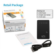 유심라우터 lte라우터 포켓파이 휴대용와이파이 이동식 300Mbps 미니 무선 라우터 와이파이 리피터 범위 익, 02 with Retail Box_01 EU plug