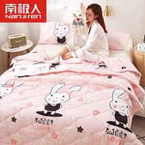 여름이불 Nanjiren시원한 시원한이불 더블 얇은이불 여름 싱글학생 봄가을 이불솜