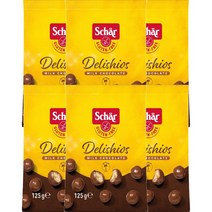 샤 Schar 델리시오스 크런치 볼 밀크 초콜릿 125g 6팩 총 750g