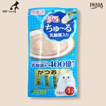1+1 이나바 챠오 츄루 (유산균 가다랑어) (14g x 4p) (SC-232), 1+1)2개