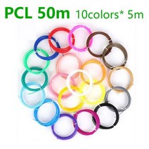 pla 필라멘트 3d 프린터 펜 PCL 1.75mm 20 색 저온 플라스틱 인쇄 pcl abs 1.75, 10color 5M total 50M_CN