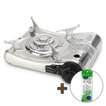 고화력 캠핑용버너 휴대용버너 가스버너 가스레인지 가스렌지 캠핑버너 브루스타 부르스타, 06.썬터치 ST-003H+나무젓가락 10P