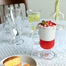 파르페잔 아이스크림컵 홈카페 유리잔, 1개