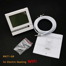 Minco Heat스마트 온도 조절기 바닥 난방용 Tuya 와이파이 리모컨 앨리스/알렉사/구글 홈 지원, 16A Wifi-GB Electric