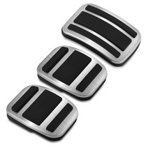 미끄럼 방지 패드 MT 브레이크 가속기 가스 풀 클러치 페달 커버 푸조 3008 4008 5008 2017 2018 부품 스테인레스 스틸