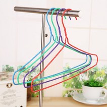 올스 칼라 세탁소옷걸이 30개, 보라30개