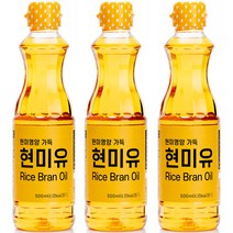 현미영양 가득 현미유, 500ml, 3개
