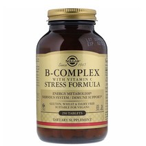 솔가 B 컴플렉스 위드 비타민 C 스트레스 포뮬라 250정 Solgar Complex B with Vitamin Stress Formula 250 Tablets, 1개