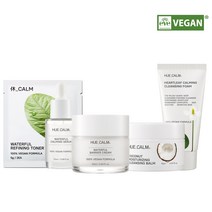 휴캄 트레블 세트 (클린폼+클린밤+수분진정세럼+수분장벽크림+토너패드), 1set