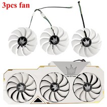 GALAX GeForce RTX 2080 Ti HOF 88MM FD9015U12S 용 비디오 카드 쿨러 팬 그래픽 교체, 04 Fan - 3PCS