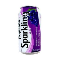 아홀 트로피카나스파클링포도355ml carbonated soft drink soda 탄산 음료수 스파클링 탄산수 탄산음료, 24, 355ml