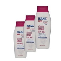 이사나 바디 로션 우레아 250ml 3팩 ISANA Body Lotion 5.5percent Urea