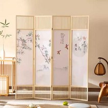 병풍 돌상 제사상 백일 돌잔치 환갑잔치 매화 꽃 모란, 높이 1.8m x 폭 0.4m 잎 5장