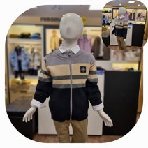 [레노마키즈] NC광주역점 칼라 블럭니트집업 가디건2 R2241K400