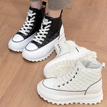 5cm 하이탑 스니커즈 통굽 운동화 키높이 신발 BOP107