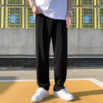 남성용 여름 쿨링 아이스 와이드 밴딩팬츠 아이버리아 A31 C395J158