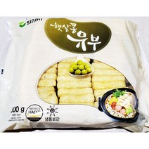 [RΘA] 신미 유부 300g 슬라이스 분식재료 전골 우동 고명 콩유부 오뎅탕 ▷_β5243Ea, 《β본상품》