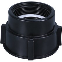 IBC 물 탱크 어댑터 헤비 듀티 호스 톤 밸브 토트 백, Black