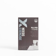 니즈엑스 엑스커피 스틱형 커피 스포츠 드링크 아르기닌 카르니틴 BCAA 보충제 30개입