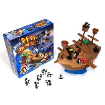 흔들흔들 해적선 보드 게임 캠핑장 여행 장난감인형