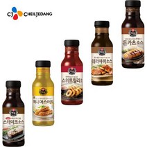 전문점 특제소스!! CJ백설 소스류 돈까스 스테이크 데리야끼 머스타드 칠리소스, 3개, 스위트칠리소스330g