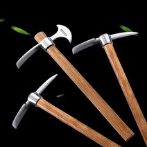 고깽이 삽쇠 채집 굉이 약초캐기 밭갈이농기구 갈고리, 스틸 블레이드 곡괭이(손잡이 길이 80cm