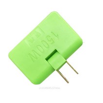 TS GLOBAL 3in 1 회전식 소켓 변환기 2500W 멀티 플러그 무선 전원 250V 콘센트 충전기 확장, 01 Green_01 250 볼트_01 미국_01 3
