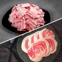 한성미트뱅크 한돈 옛날삼겹살 500g 꽃삼겹살 600g 세트 우시산한돈 냉동, 1.1kg, 1개