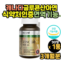 성인 글루콘산 아연 아연이많은음식 아연의효능 남자아연 여자아연 캐나다산 직수입 직구