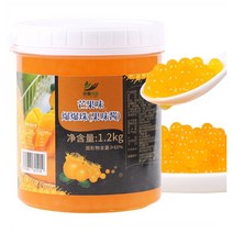 팝핑보바 과일맛 1.2kg 밀크티 빙수 나이차 음료 디저트 토핑, 포도맛, 1개