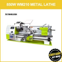 미니 선반 기계 cnc 목공 numobams nu210v 210400mm 용량 750w 브러시리스 모터 mt5 스핀들 diy 미니 금속 선반 기계, 4조 척