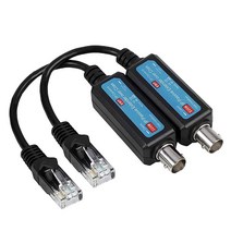 Eoere 8MP IP 패시브 익스텐더 이더넷 오버 동축 1-CH 네트워크 - 송신기 CCTV 카메라 UTP RG59RJ45 4-유선 BNC 비디오 발룬