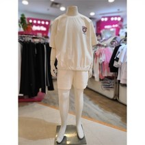 애플핑크 세이브존03 곰돌이 밴딩 반팔티+3.5부팬츠세트 APS8S304GSI013