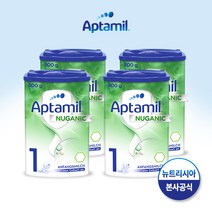 [해외직구] 압타밀 뉴가닉 1단계 800g x 4통 세트 (유통임박 2023.05), 1단계800g(4통) 유통임박 2023.05