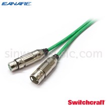카나레 L2T2S AAA3FZ-AAA3MZ(Green) 녹색 마이크 오디오케이블 Switchcraft XLR(Female)-XLR(Male)타입 1미터