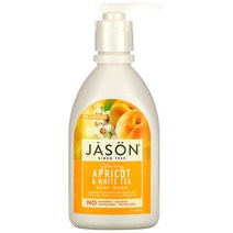 Jason Natural (제이슨 내추럴) 바디 워시 빛나는 살구나무 백차 887ml(30fl oz), 887ml