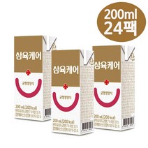 NEW 삼육케어 일반 환자용 균형 영양식 영양성분 조정 원액두유 식사 간식 24팩, 단품, 24개