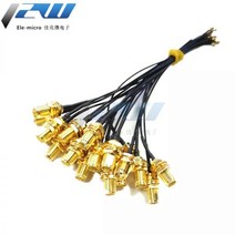 배선 커넥터 하네스 전선 5 피스 SMA RPSMA 여자 MHF4 IPEX IPX RF 플러그 피그 테일 케이블 미니 081mm PCI 카드 인텔 와이파이 보드 10cm 15cm, SMA-K Female_20CM