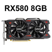 SZMZ 새로운 100% 기존 Radeon 비디오 카드 RX 580 8GB GDDR5 256Bit Rx580 그래픽 카드 8GB 광업 용 Gtx 960 1050 1060 GPU, RX580 8GB