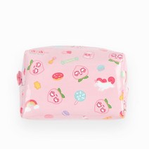 [특] 에나멜 큐브파우치S 어피치A 85x55x50mm 20개
