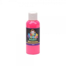 키즈 핑거페인트 형광색120ml 낱색 핑거페인트, 형광 연두