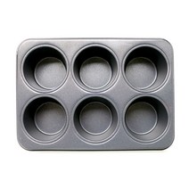 +[플렉스온]+논스틱 양면코팅 머핀틀 6구 마들렌몰드 베이킹 빵틀 제빵 머핀[FLEXONmarket]+