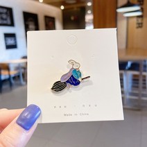 고래뱃지 고래 와펜 우영우 귀여운 수면 고양이 팬더 꿀벌 브로치 핀 플래닛 문 카페 배지 브로치 가방 옷 옷깃 핀 배지 보석 친구 선물 70