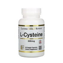캘리포니아골드 L 시스테인 아지퓨어 500mg 60캡슐 아미노산, 1개, 기본