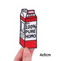 패치 만화 배지 글자 동물 자수 의류 아플리케 병 언 스티커 바느질 DIY 옷에붙이는스티커 와펜, 06 PE6894CT